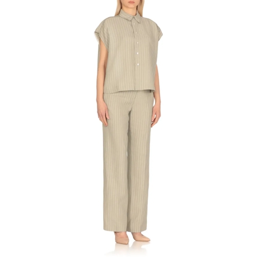 Fabiana Filippi Chemises Green Striped Shirt Green (Image 2)