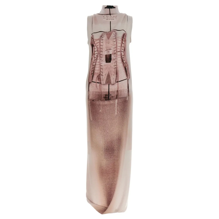 Jean Paul Gaultier 'The Draped Trompe-L'Œil Corset' Dress Pink