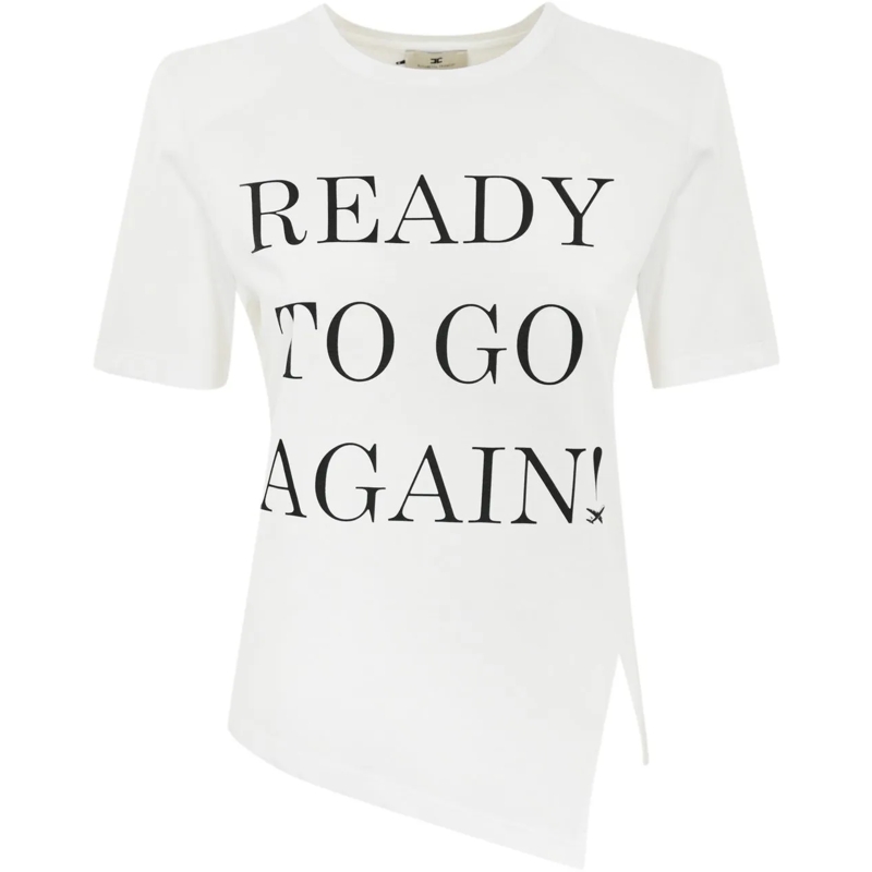 Elisabetta Franchi T-shirt T-Shirts And Polos White weiß