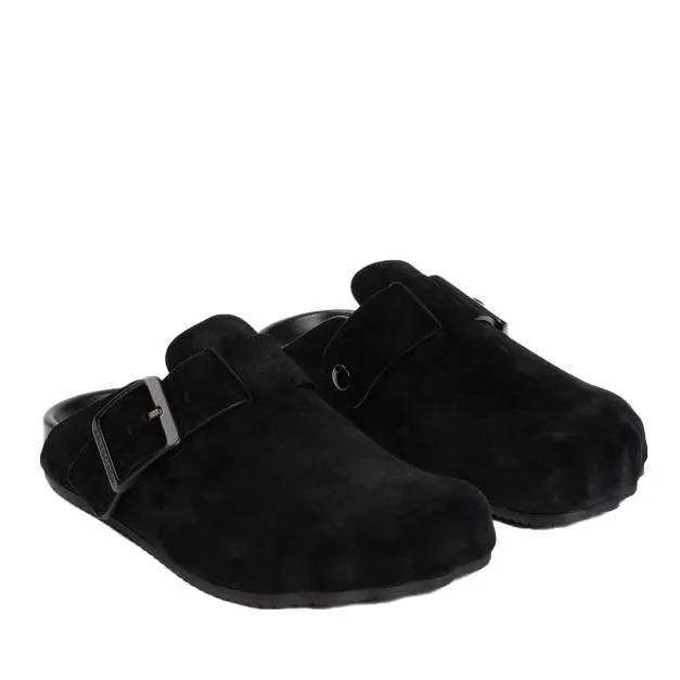 Balenciaga Slipper & Pantoletten - Black Suede Sunday Mules - Gr. 36 (EU) - in Schwarz - für Damen