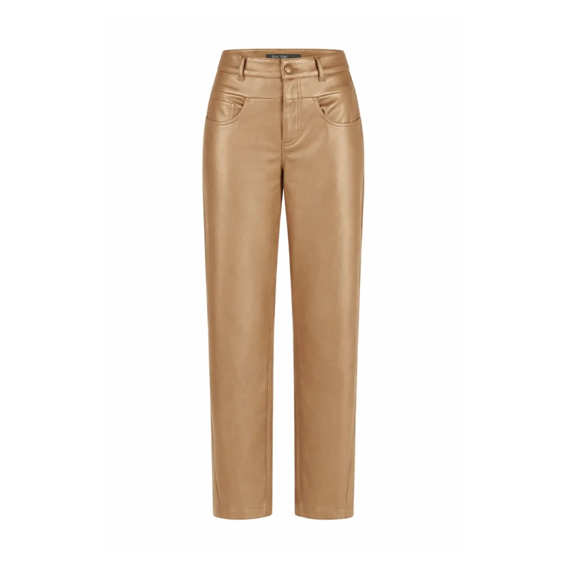 Marc Aurel Ausgestellte Jeans Barrel Fit Jeans- mit Logo- 5-Pocket Styling-  beige
