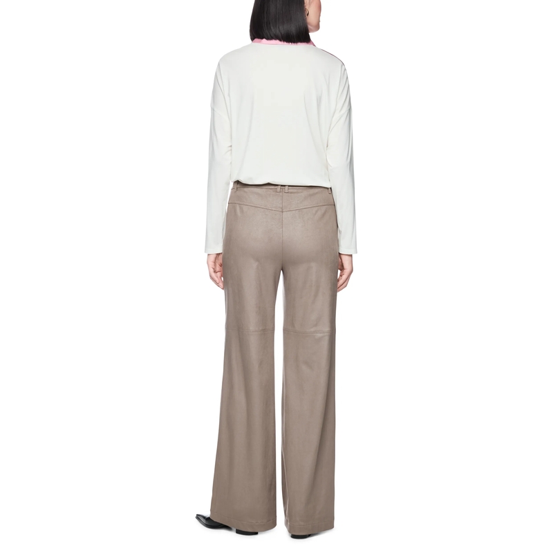 Marc Cain Stoffen broek Hose WARRI brown_driftwood(Image 3)