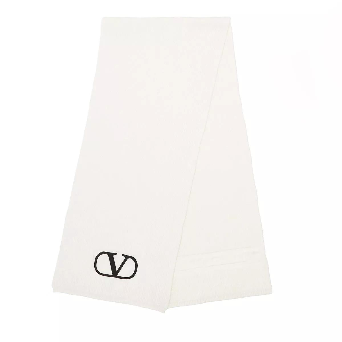 Valentino Garavani Tücher & Schals - Vlogo Signature Scarf - Gr. unisize - in Creme - für Damen