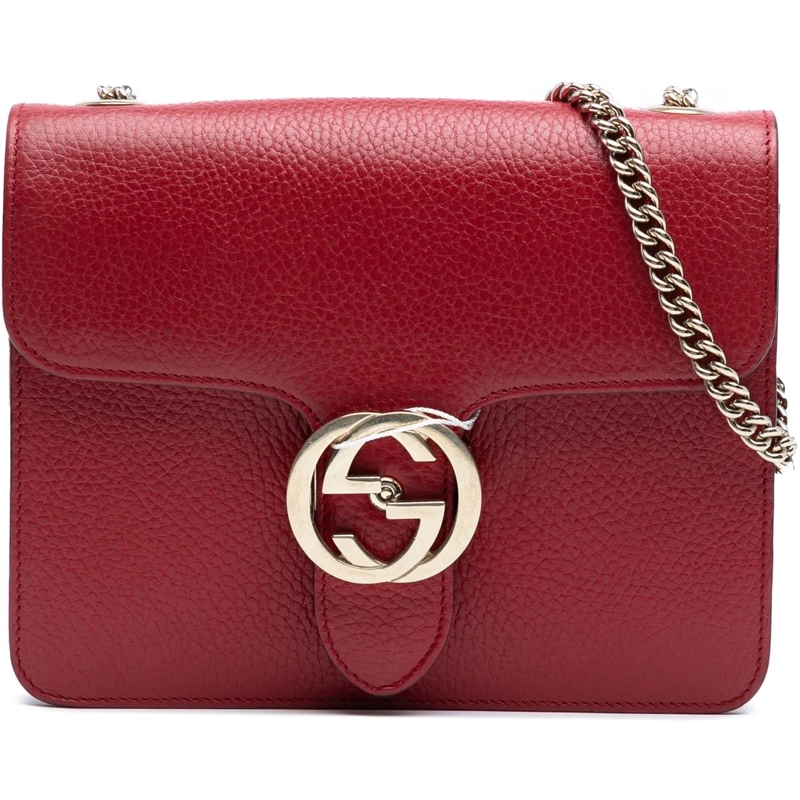 Gucci Sac à bandoulière Small Dollar Calfskin Interlocking G Crossbody rot