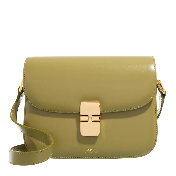 ★A.P.C.★ Small Grace Crossbody Clay Green PXBMWF61413KBC P Grace Small bag | A.P.C.