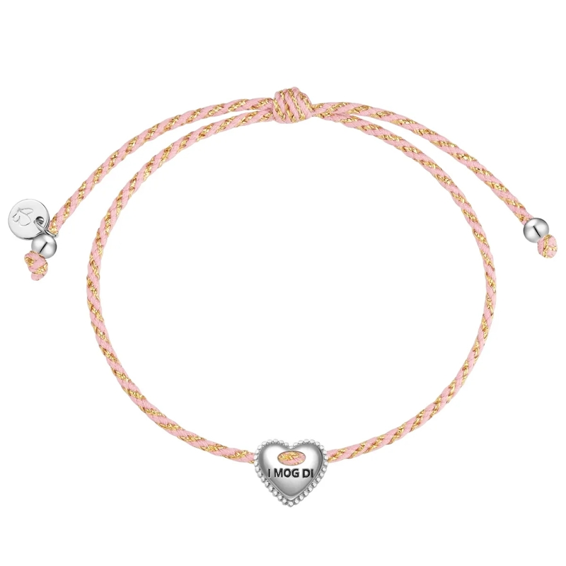 Glanzstücke München Armband Sterling Silber Armband Herz "I MOG DI" silber