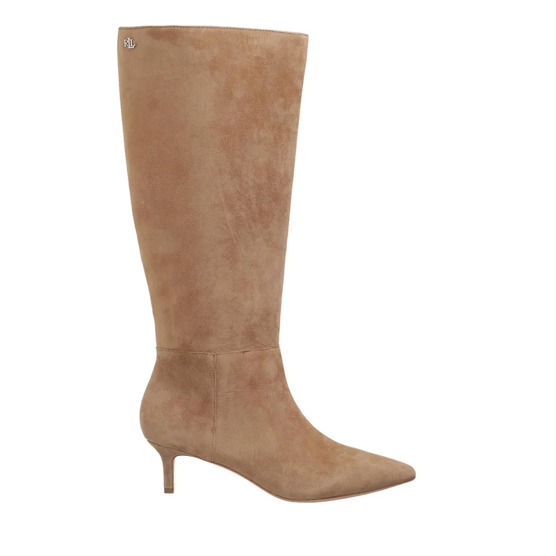 Lauren Ralph Lauren Stiefel Mckay Tl Hl-Boots-Tall Boot Camel