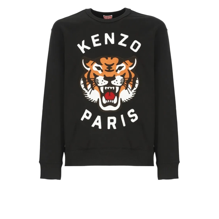 Kenzo Lucky Tiger Sweatshirt Black Sweatshirts