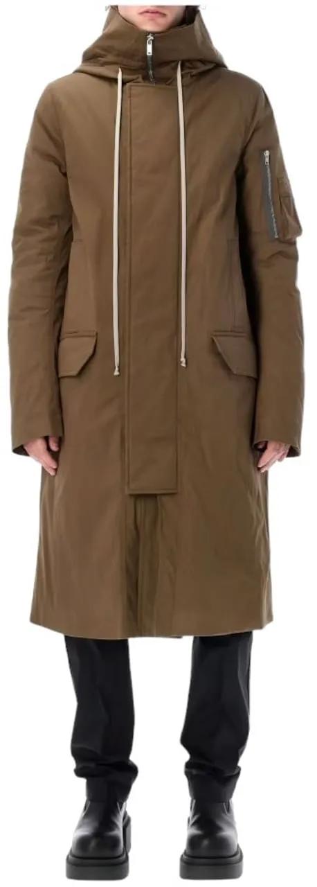 Thumbnail - Rick Owens - Trench Matelasse Capuche bean megaparka Rick Owens - Größe 54 - bunt