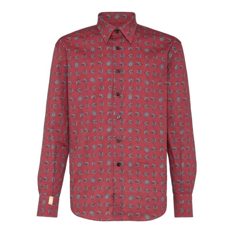 BILLIONAIRE Hemd Hemd bordeaux