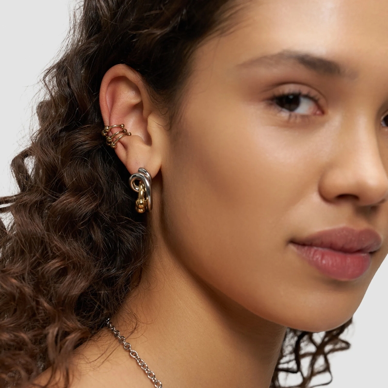 Liebeskind Berlin Mittellange Halskette Edelstahl Urban Chic gold(Image 7)