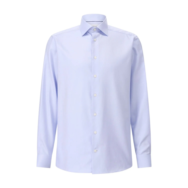 Eton Polo Contemporary-Fit Twillhemd Hellblau
