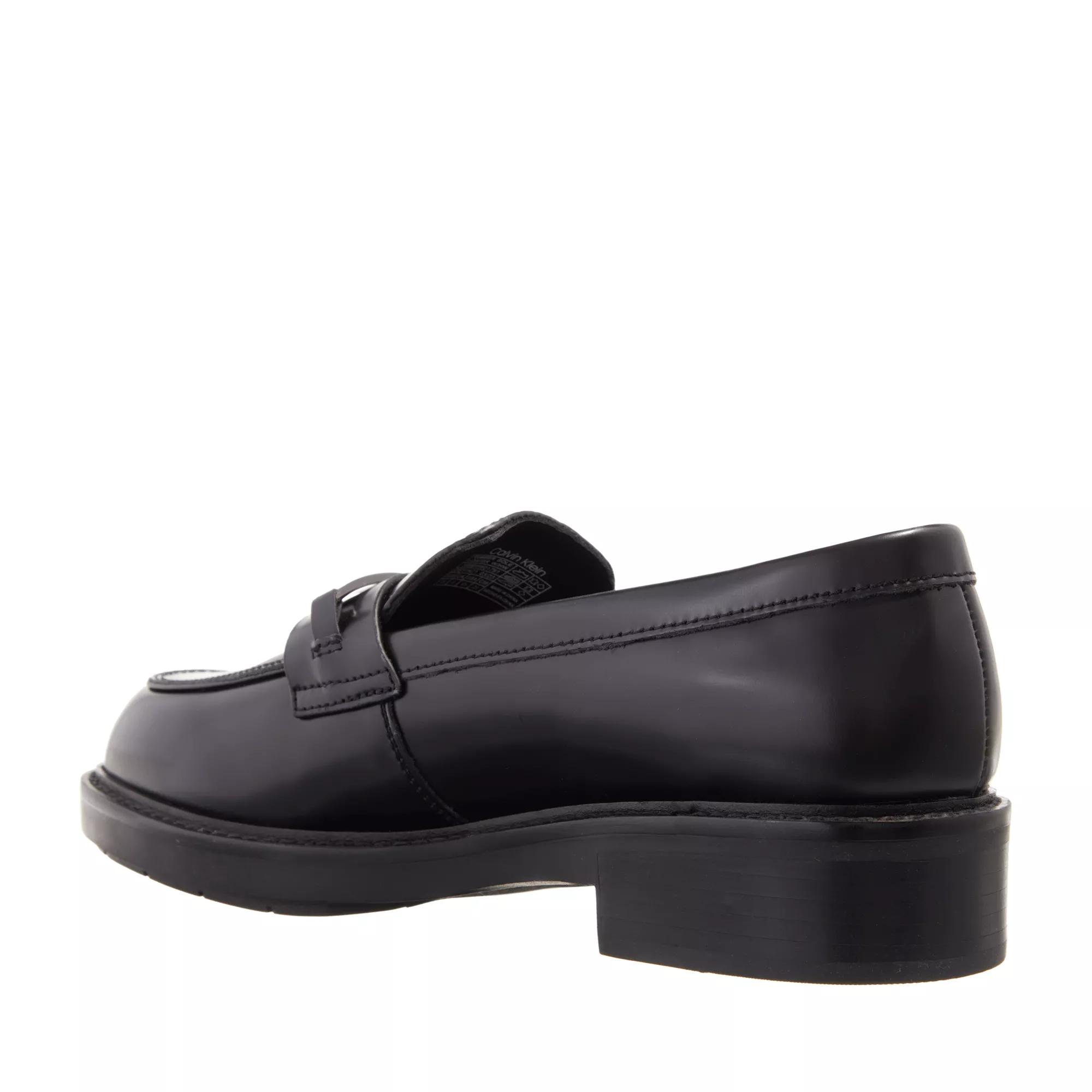 Anne klein black sales patent leather loafers