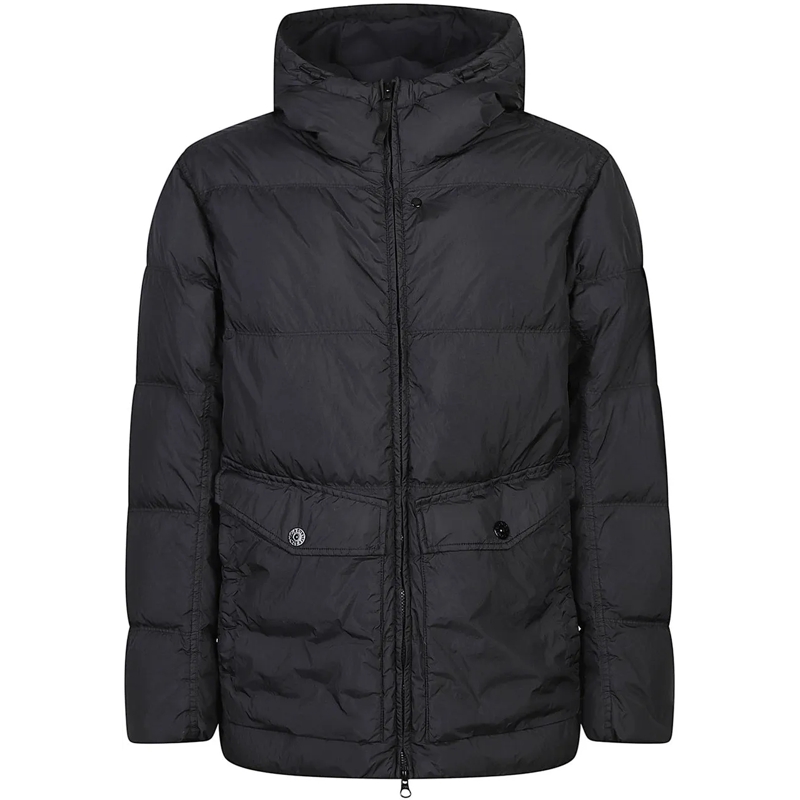 Stone Island Doudoune Rds Short Parka Black schwarz