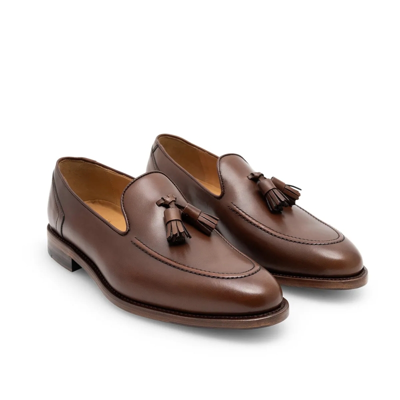 Henry Stevens Monkstraps Loafer Marshall TL mittel-braun(Image 2)