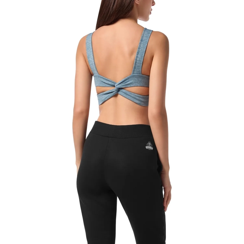 Plein Sport Top Sport Bh Logo petrol(Image 2)