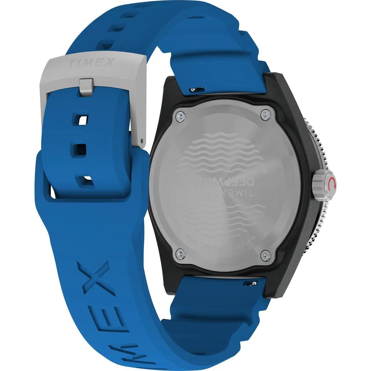 Thumbnail - Timex Uhren - Quarz-Analoguhr Deep Water Reef 200 - Gr. unisize - in Blau - für Damen