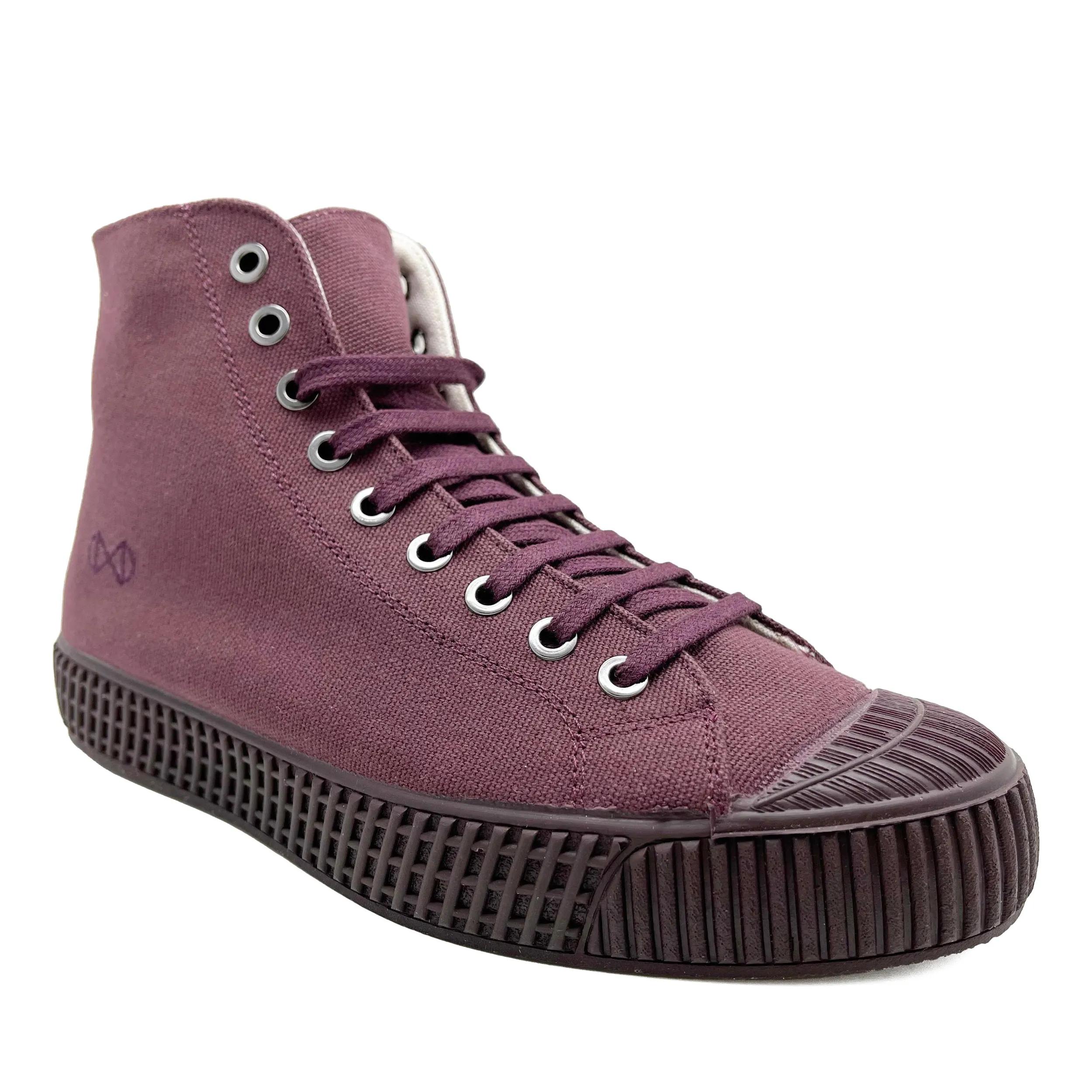 nat-2 Sneakers - nat-2™ Mono blackberry (W/X) vegan, aus Biobaumwol - Gr. 40 (EU) - in Lila - für Damen