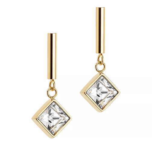 COEUR DE LION Ohrstecker Kristall-Gold Drop Earring