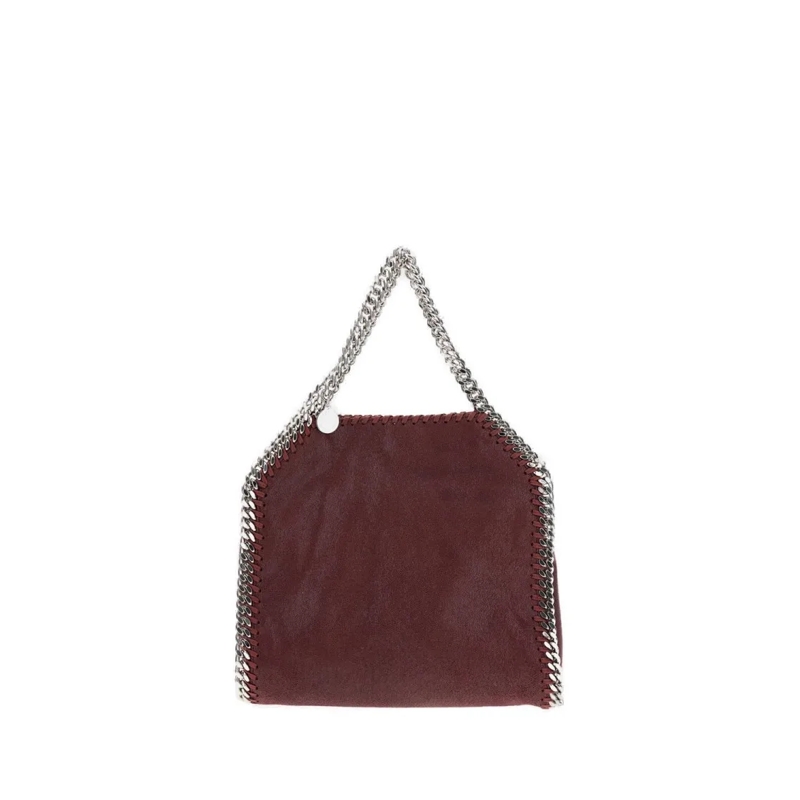Stella McCartney Fourre-tout Plum Shaggy Deer Mini Tote With Diamond-Effect Cha Brown