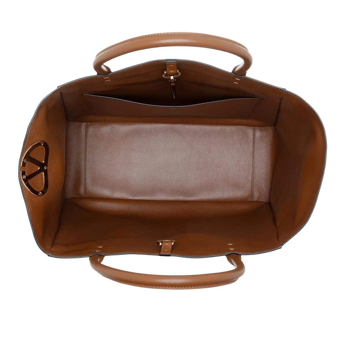Valentino Garavani Vlogo Side Tote Tobacco | Shopper