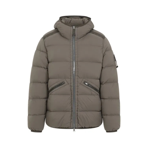 Stone Island Brown Polyamide Jacket Brown Vestes en duvet