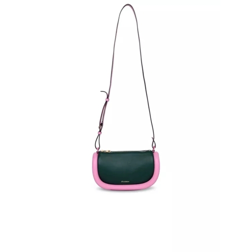 J.W.Anderson Two-Tone Leather Bag Green Schoudertas