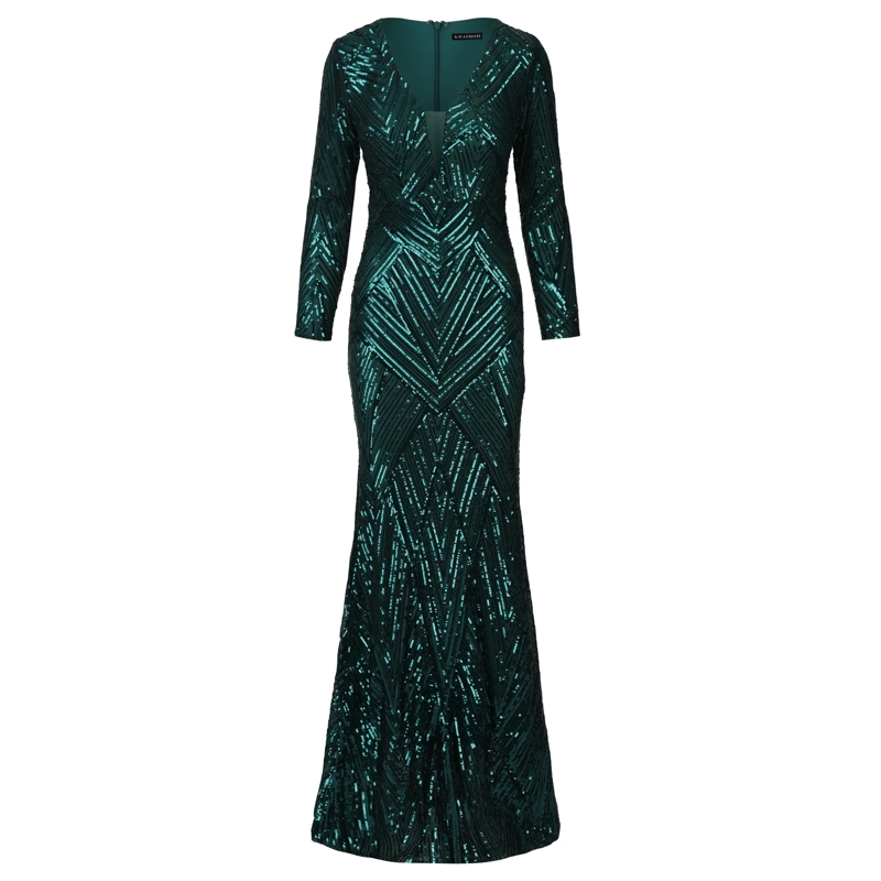 Kraimod Abendkleid Abendkleid dunkel-grün