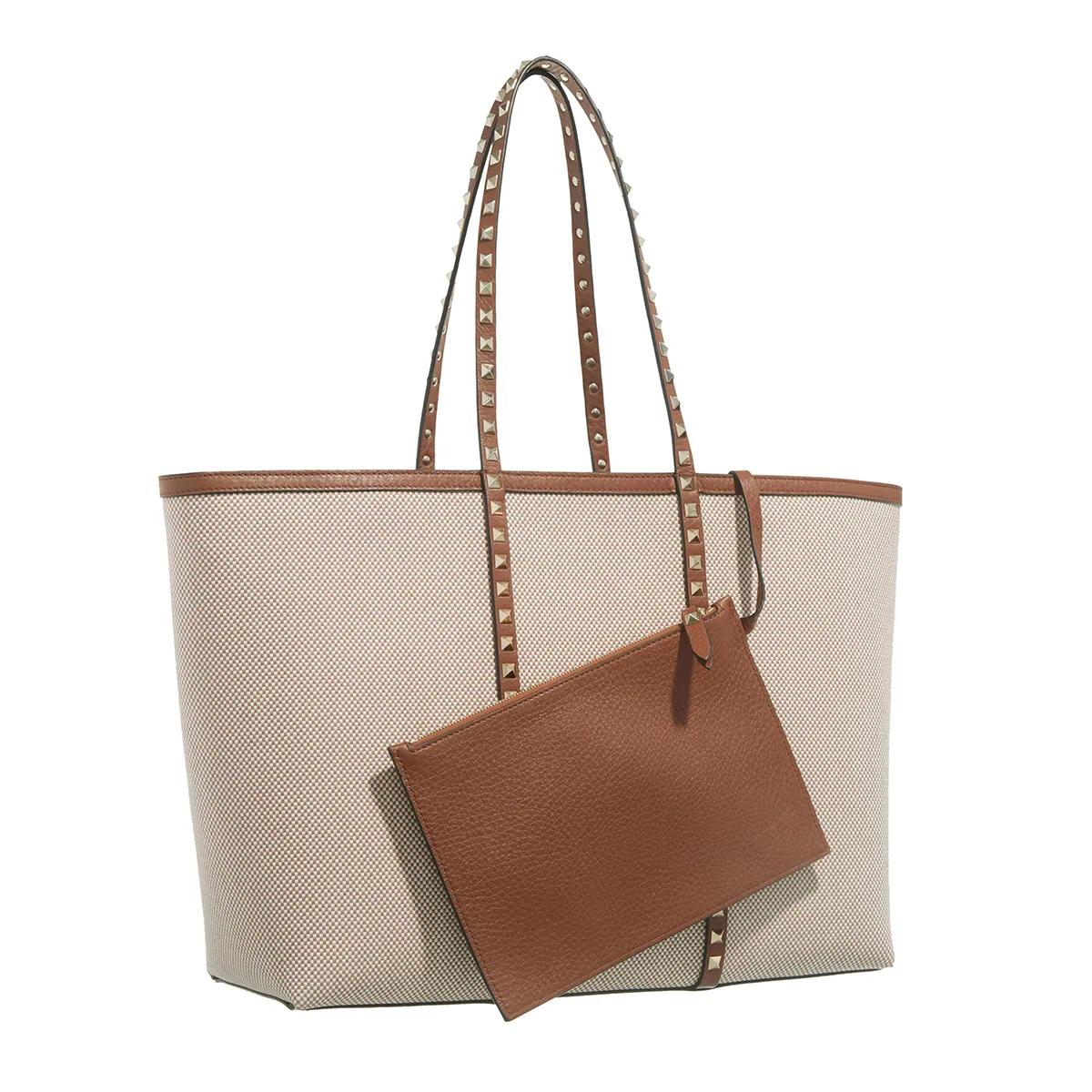 Valentino Garavani Hobo bags Rockstud Tote Bag in beige
