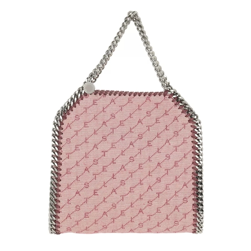 Stella McCartney Falabella Shoulder Bag Canvas Rose Rymlig shoppingväska