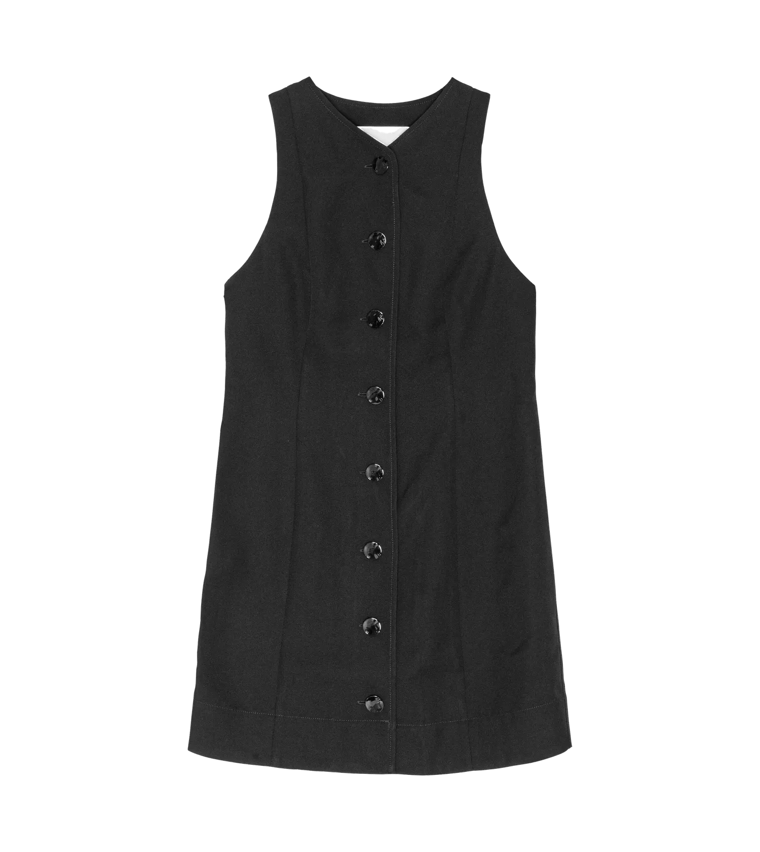 GANNI - Minikleid mit Schleife - Größe 36 - schwarz