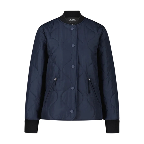 A.P.C.  Gesteppte Übergangsjacke Navy