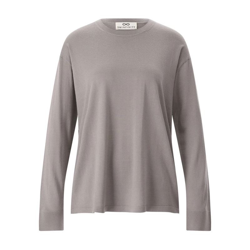 Sminfinity Pull Pullover aus Merinowolle grau