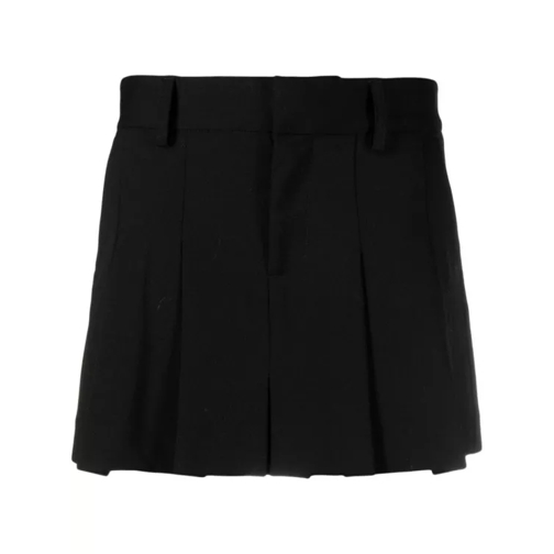 P.A.R.O.S.H. Pleated Miniskirt Black 