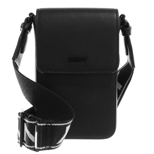 DKNY Winonna Flap Phone C Black/Black Sac pour téléphone portable