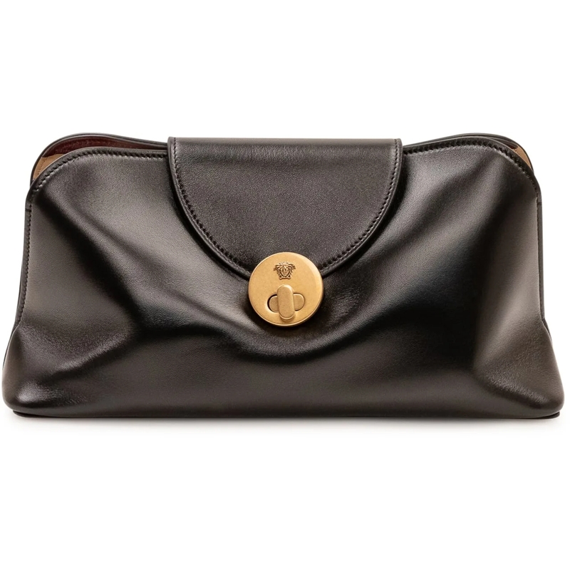 Versace Schultertasche Borsa Piccola con Patta schwarz
