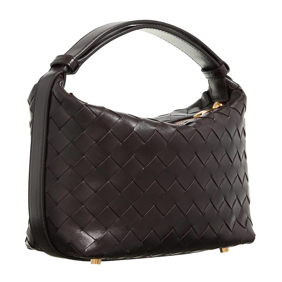 Bottega Veneta Pochettes Wallace Mini in bruin