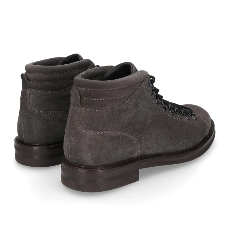 Heinrich Dinkelacker Laarzen met vetersluiting Der Florenz Hiking Boot V in Dunkelgrau aus weiche dunkel-grau(Image 3)