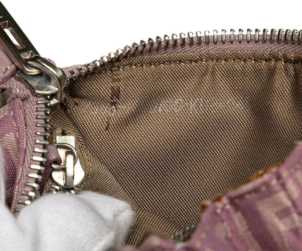 Thumbnail - Fendi Portemonnaie - Zucchino Canvas Coin Pouch - Gr. unisize - in Orange - für Damen