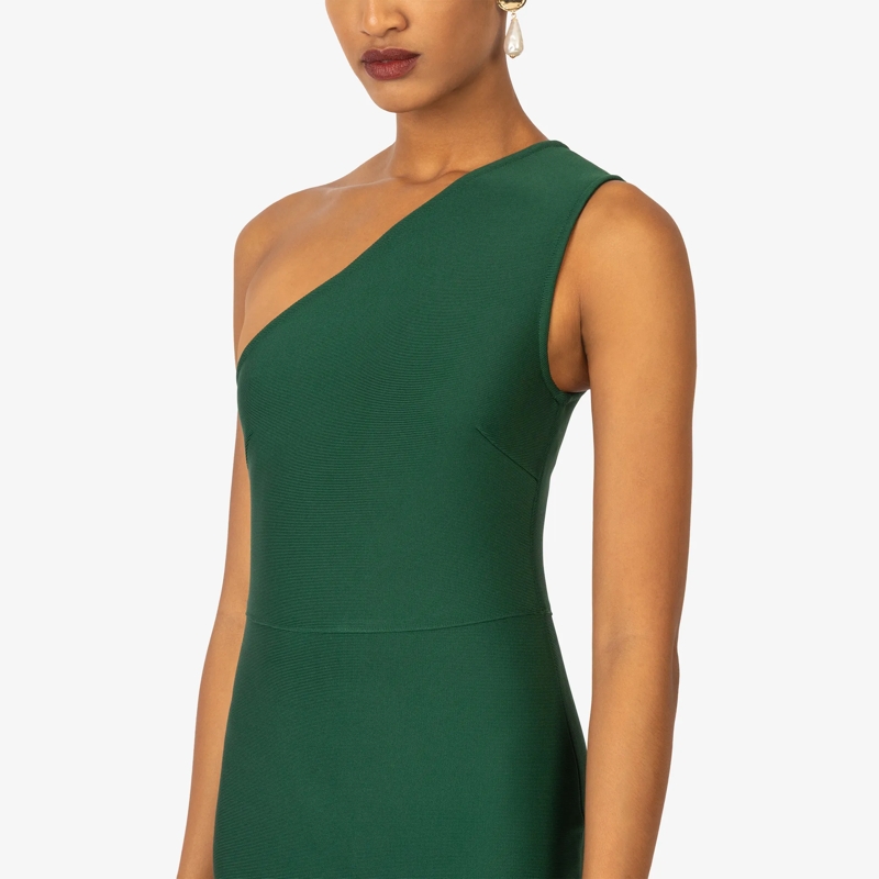 Kraimod Abendkleid Bandagekleid dunkel-grün(Image 21)