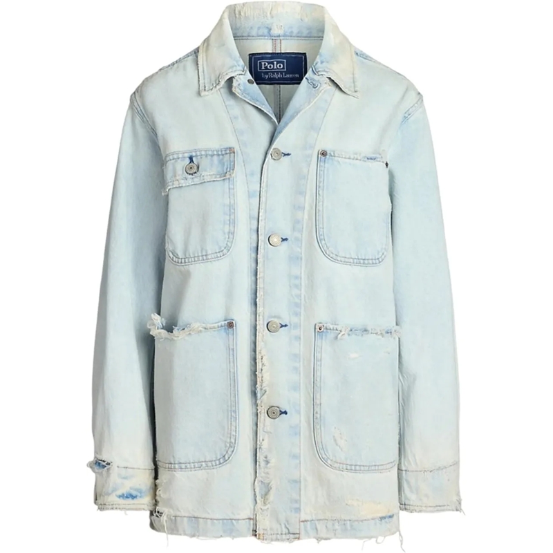 Ralph Lauren Übergangsjacke Motta Wash Workwear Denim Jacket blau