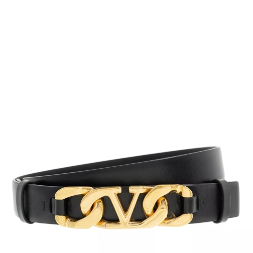 Valentino Garavani VLogo Belt Black Ledergürtel