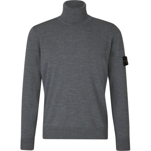 Stone Island  Ribbed Wool Sweater mehrfarbig