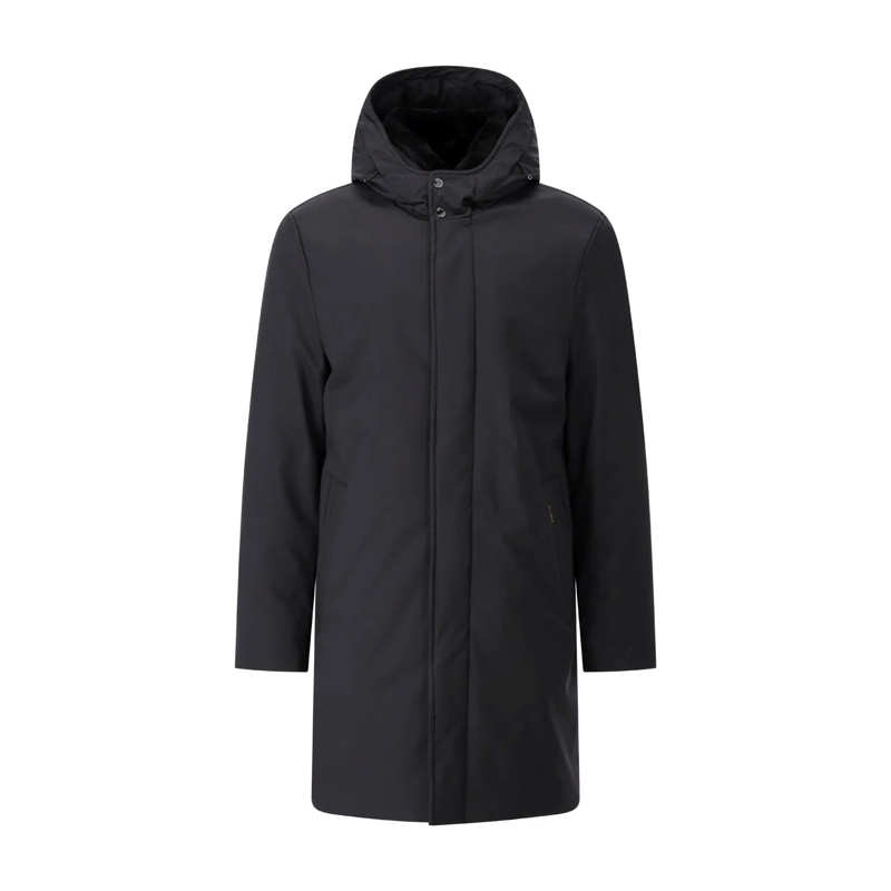 Moorer  Parka Vannes mit Daunen Schwarz