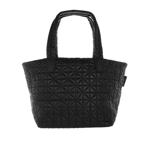 VeeCollective The Tote Leather Black Draagtas