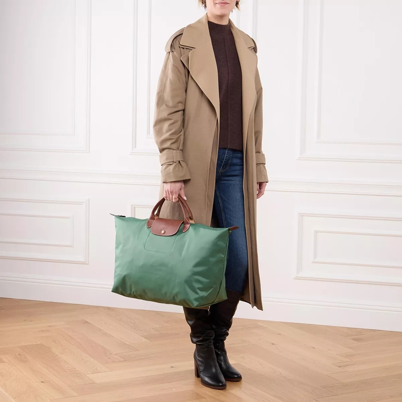 Longchamp Weekender Le Pliage Original Travel Bag S Sage(Image 2)