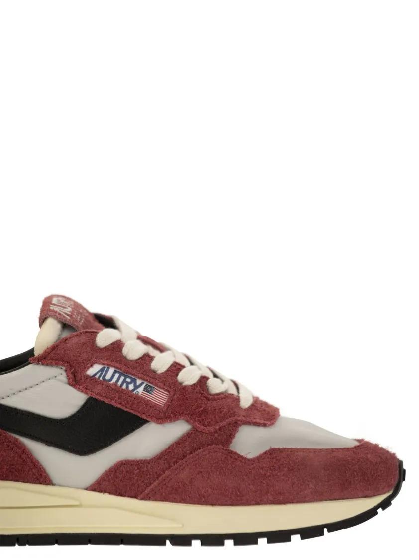 Thumbnail - Autry Low-Top Sneaker - Reelwind - Suede And Technical Textile Trainer - Gr. 36 (EU) - in Rot - für Damen