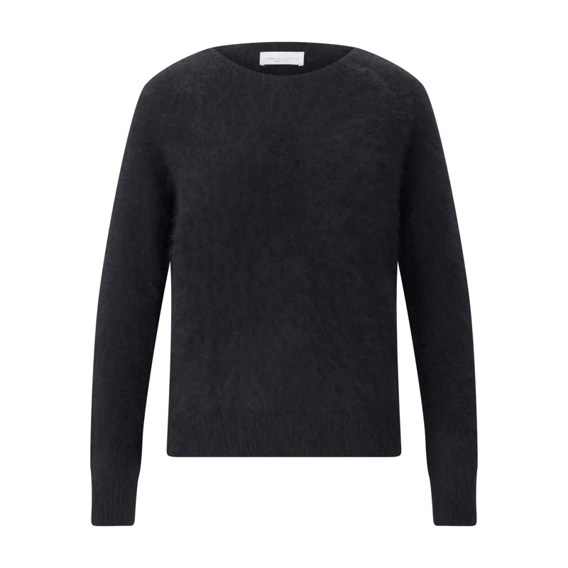 Roberto Collina Pullover Pullover aus Angorawoll-Mix schwarz