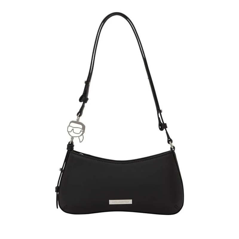 Karl Lagerfeld Schultertasche MINI IKON SMOOTH Mini-Tasche schwarz