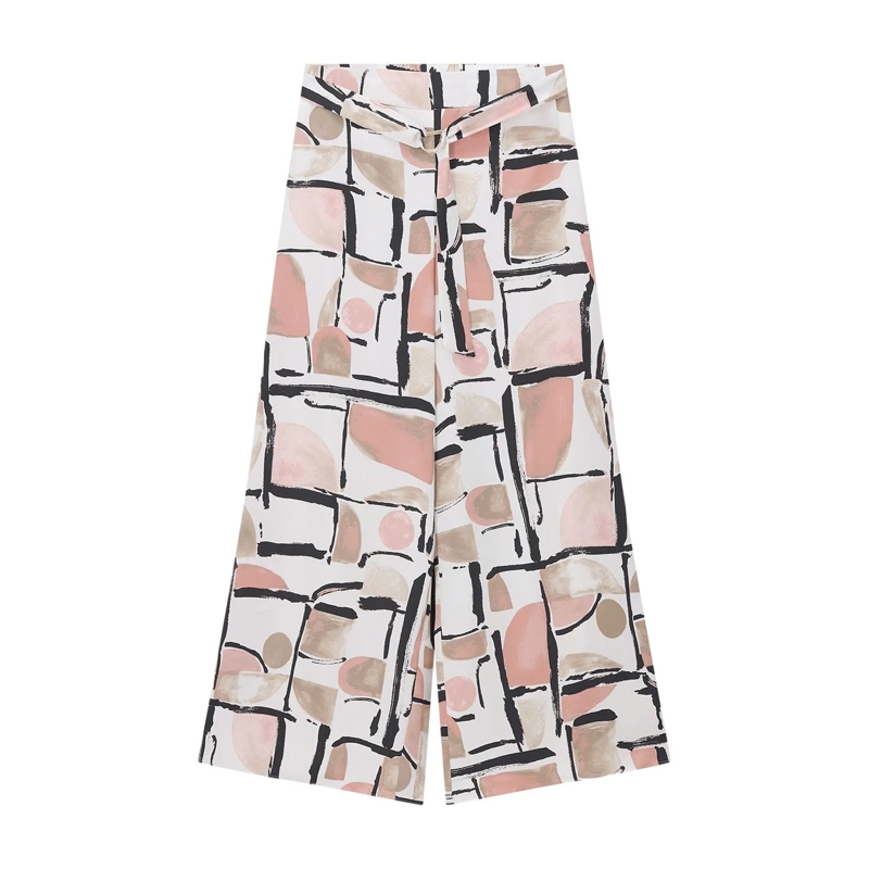 Joseph Ribkoff  Wide-Leg Hose mit Muster mehrfarbig